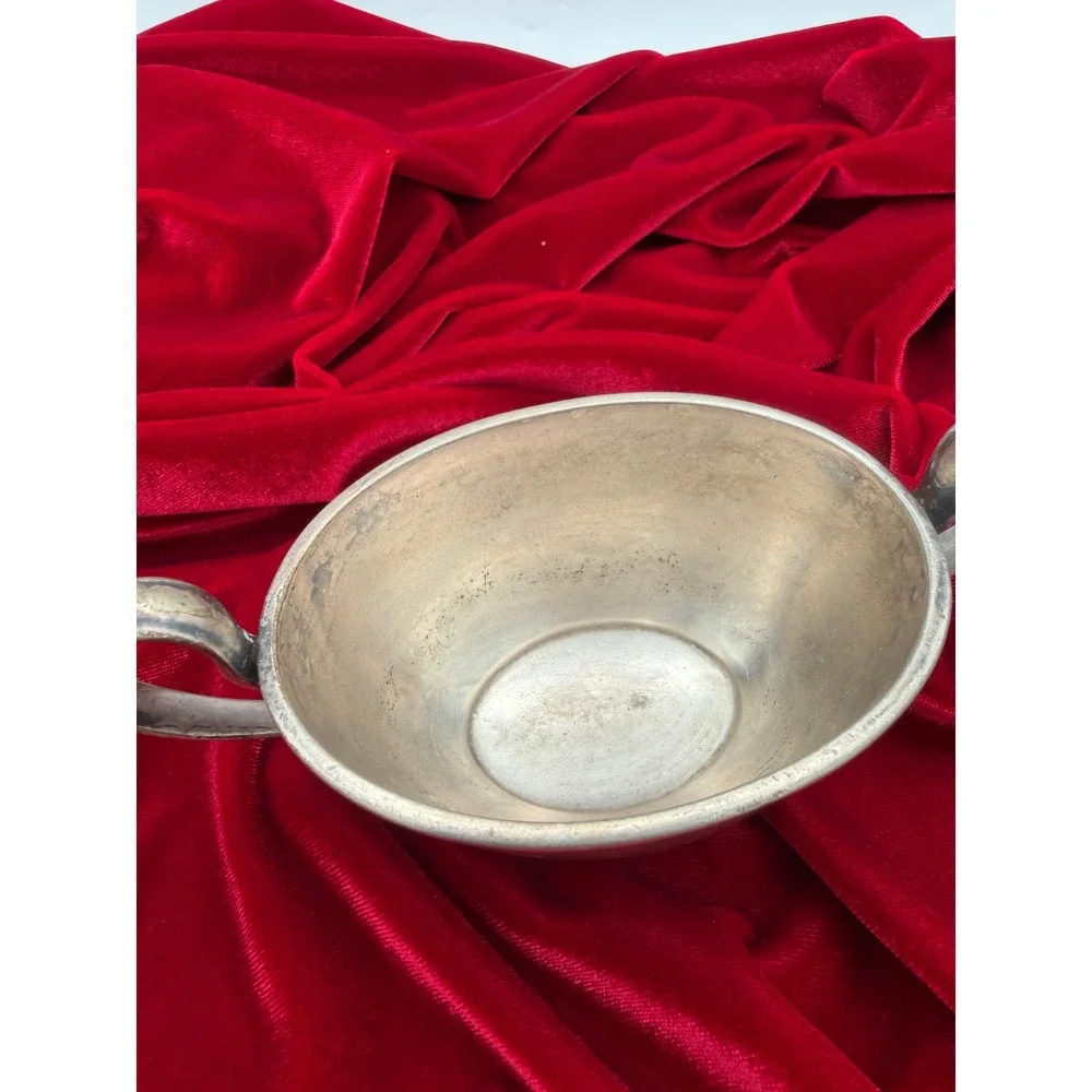Vintage Evanston Hotel Silver Gorham GM Co Silverplate Double Handled Bowl 03557